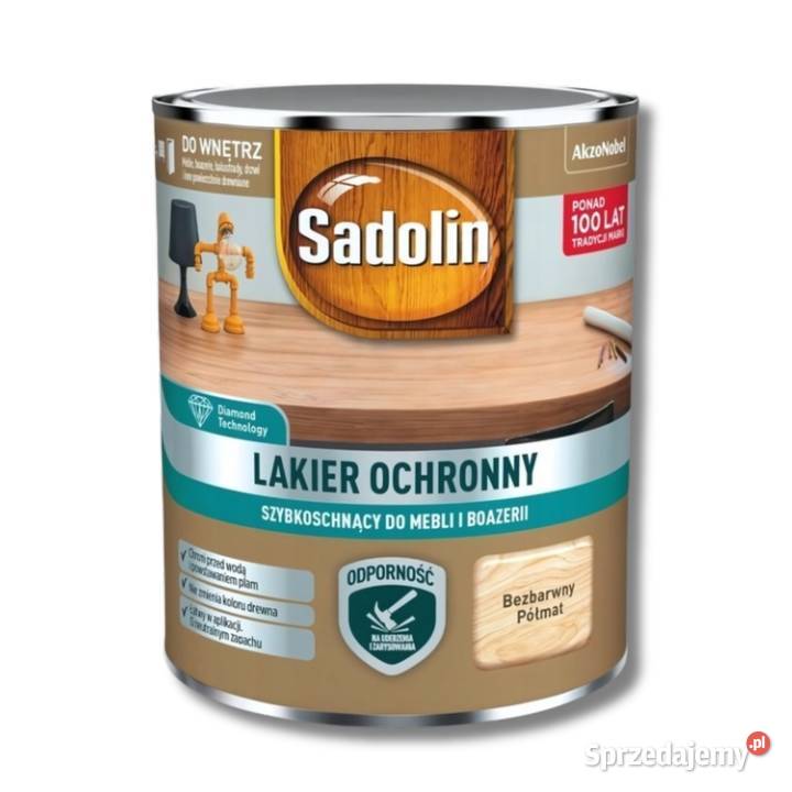 Sadolin Lakier Ochronny 07L Bezbarwny Półmat do Gdów