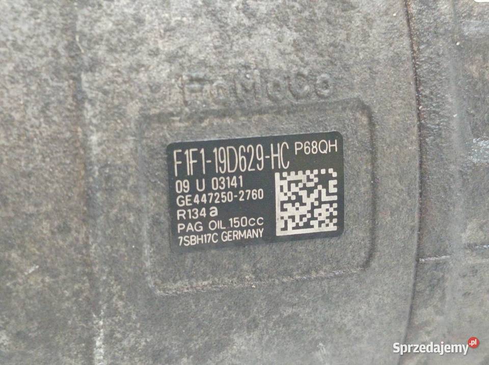 SPRĘŻARKA KLIMATYZACJI 15 TDCI ECOBLUE Ford sprzedam