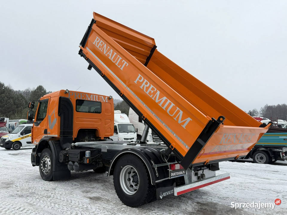 Renault PREMIUM 18380 4x2 Wywrotka 3 stronna DMC Widełki