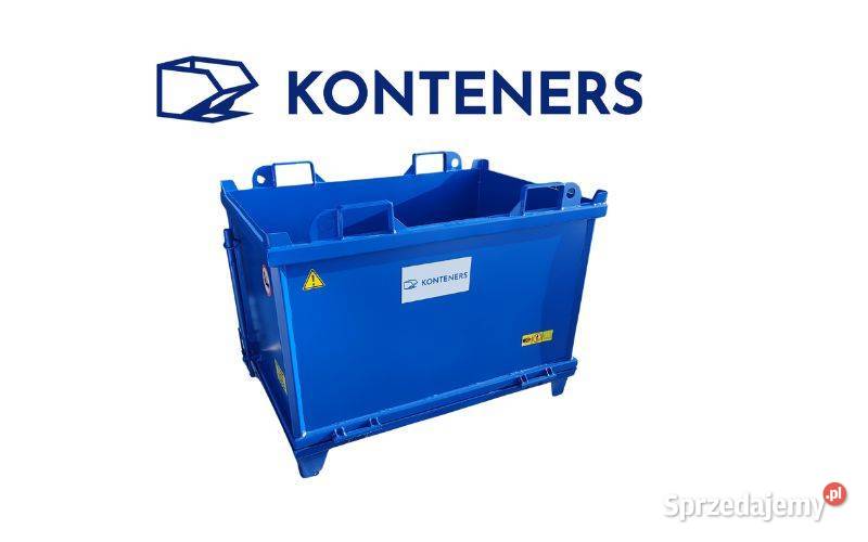 Kontener z otwieranym dnem 1000 L na widły Rzeszów