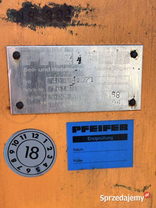 Trawers trawersa regulowany 06T STAHL L 197 wielkopolskie