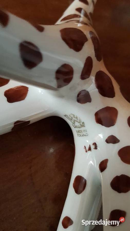 Figurka porcelanowa żyrafa Możdżeń Wawel PRL Porcelana i szkło Orneta