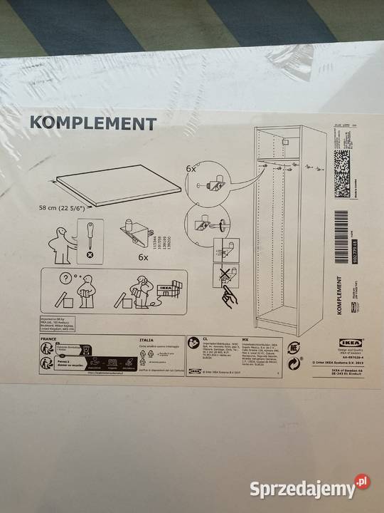 Półka biała 50x58 Warszawa
