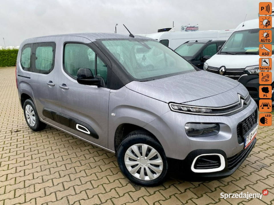 Citroen Berlingo SALON 25 5 OSÓB 2 x boczne Leszno