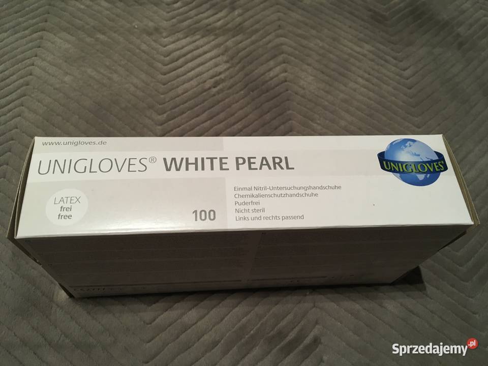 Rękawiczki nitrylowe L 100op Warszawa