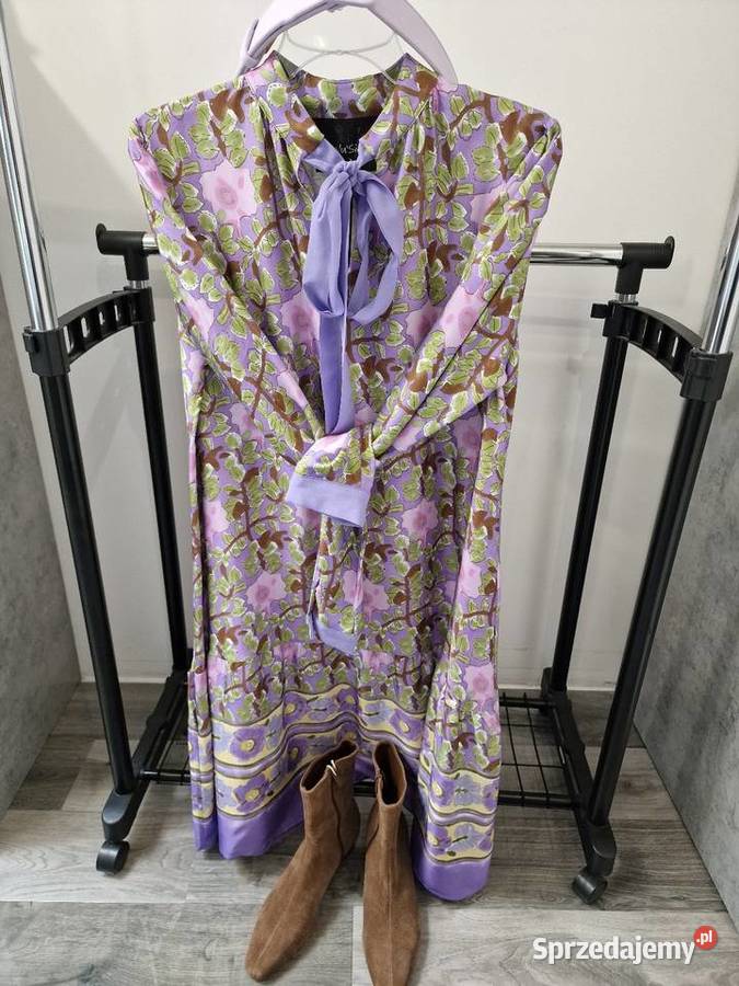 Sukienka Wu side Pasek Uni Xs S M L XL 2Xl Żywiec