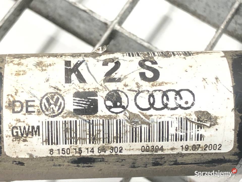 PÓŁOŚ PRAWY PRZÓD AUDI A4 B6 24 170 0005 PRZEGUB podkarpackie