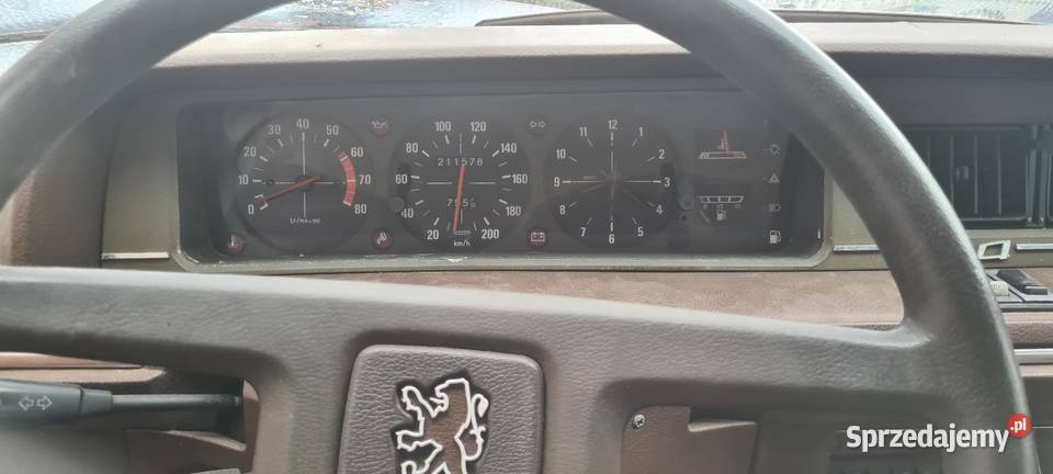 Peugeot 604 1984r27Benz v6 automatik kl8ma Grudziądz
