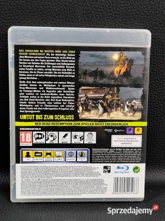 PlayStation 3 Red Dead Redemption Undead