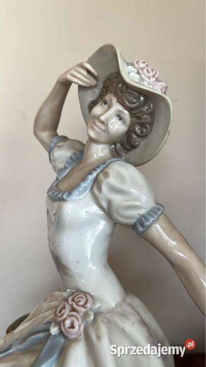 Figurka Damy w kapeluszu Zepfir Lladro Made in Gdańsk