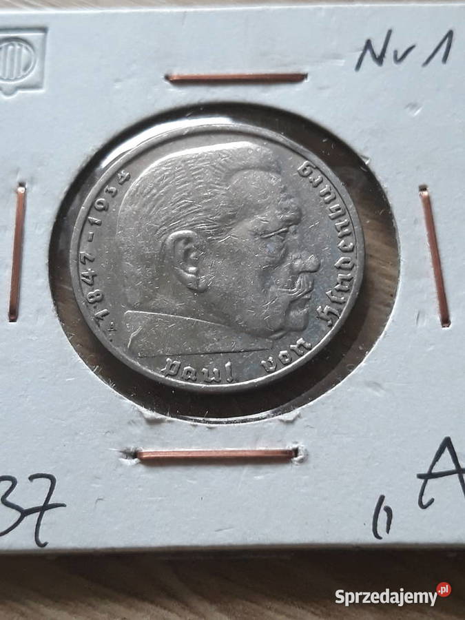 2 Marki Paul von Hindenburg 1937 rmen A 1J wielkopolskie Konin