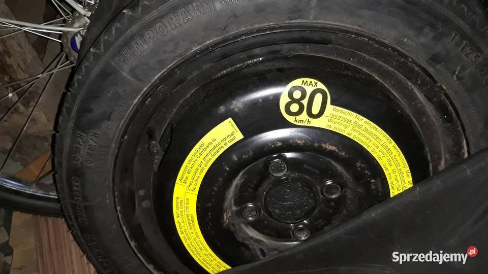 Koło dojazdowe 12570r15 vw golf 3 wytłoczka i całoroczne sprzedam