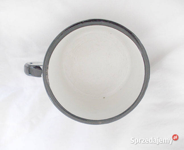 prl kubek w kwiatki emaliowany kubek prl Bydgoszcz