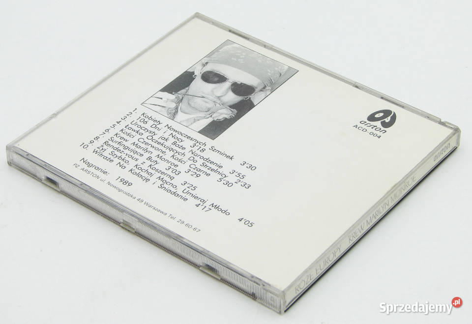 Płyta CD Róże Europy Krew Marlin Monroe CD Płyty i kasety łódzkie Cielądz