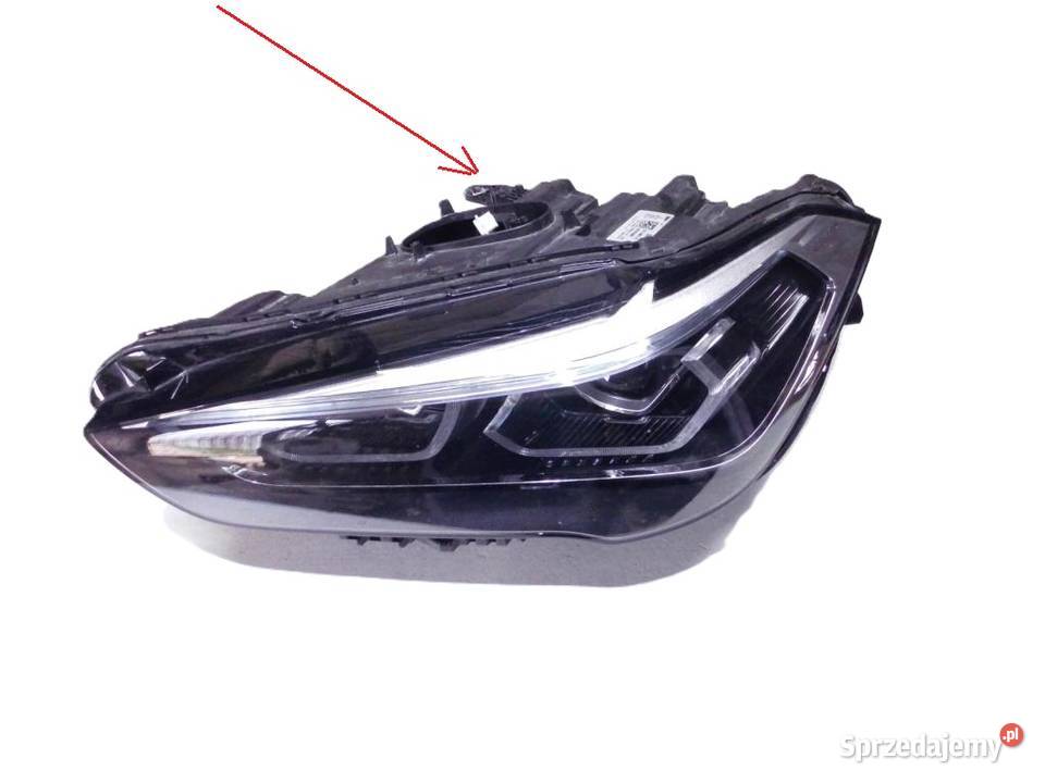 Lampa reflektor lewy przód BMW X1 F48 LCI FULL Biała Nyska