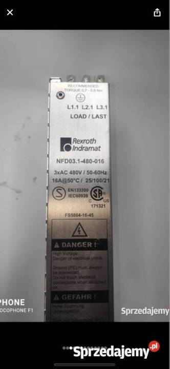 Rexroth NFD031480016 Filtr Linii Zasilającej