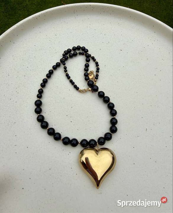 Naszyjnik choker kamienie naturalne turmalin Tarnobrzeg