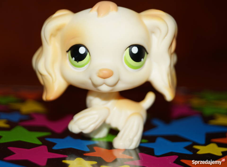 LPS Spaniel UNIKAT 347 Littlest Pet Shop zielone śląskie Czerwionka-Leszczyny