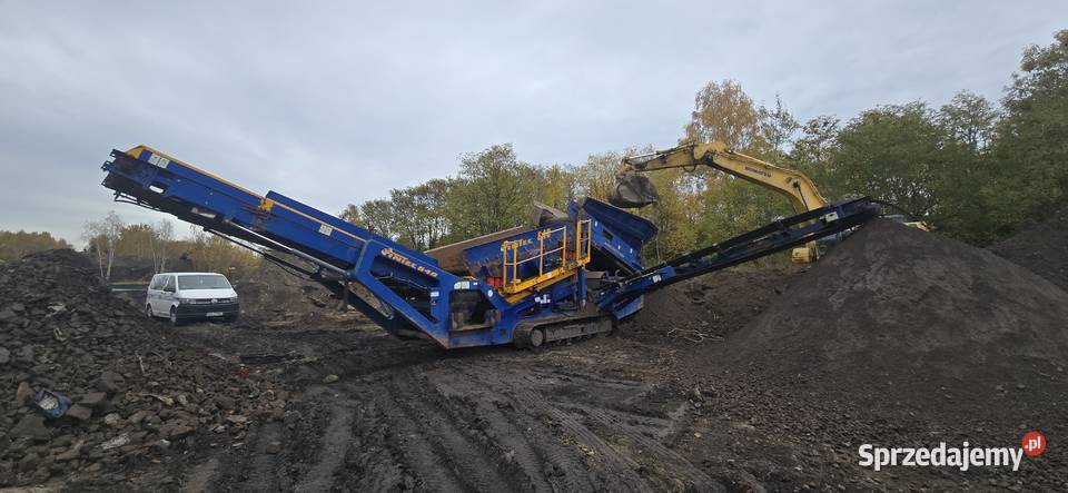 Przesiewacz sortownik Fintec 640 scalper Sandvik Trachy