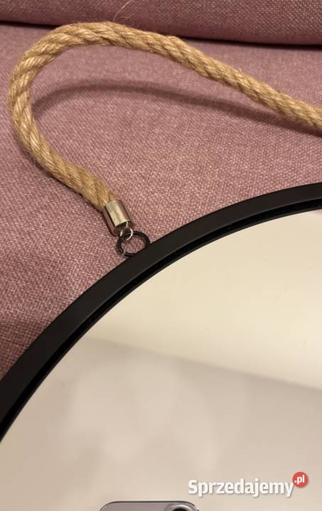 Lustro okrągłe na sznurze 40 Kraków