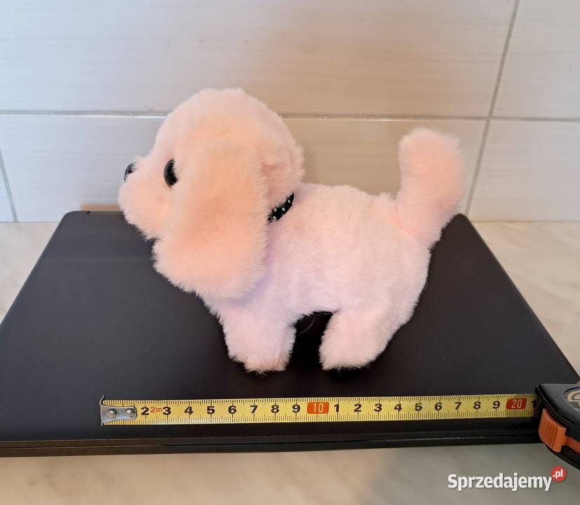 Zabawka mięciutki piesek na baterie chodzi Kraków