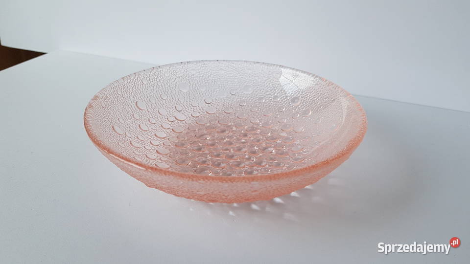 Miseczka Asteroid Ząbkowice kolorowe szkło PRL