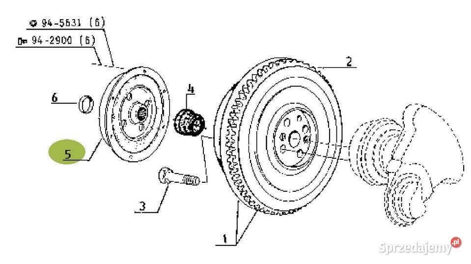 Tłumik drgań sprzęgło tarcza amortyzator Massey Białystok