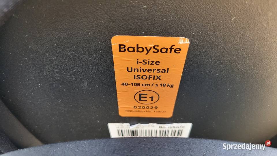 Fotelik samochodowy baby safe alaskan isofix Puszczykowo