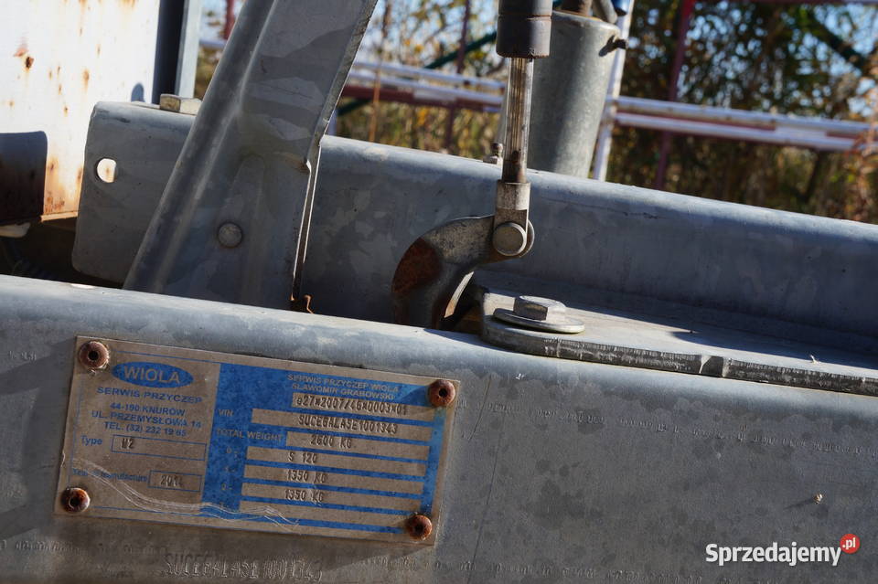 Przyczepa Wiola typ N2 Lawety śląskie Tychy