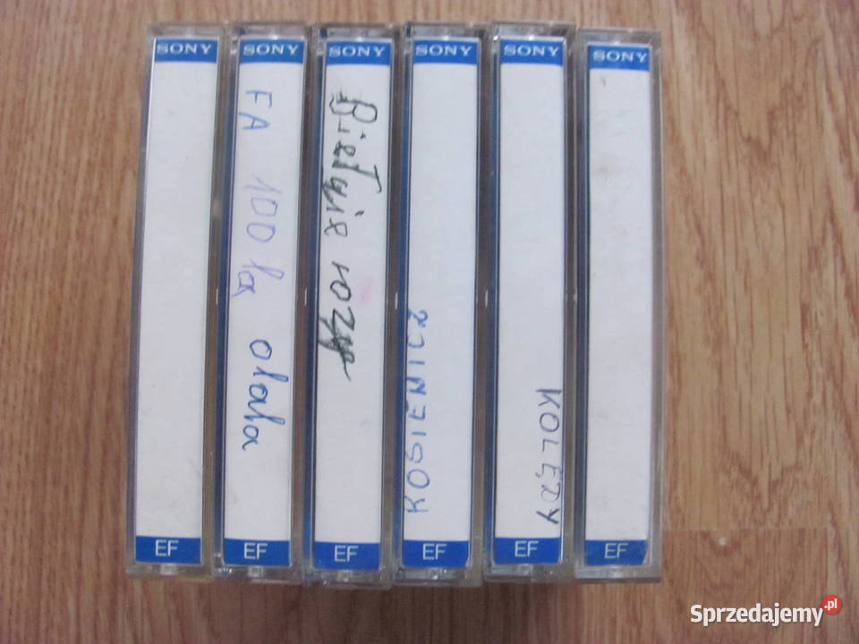 Kasety magnetofonowe Sony EF 60 Pruszcz Gdański sprzedam