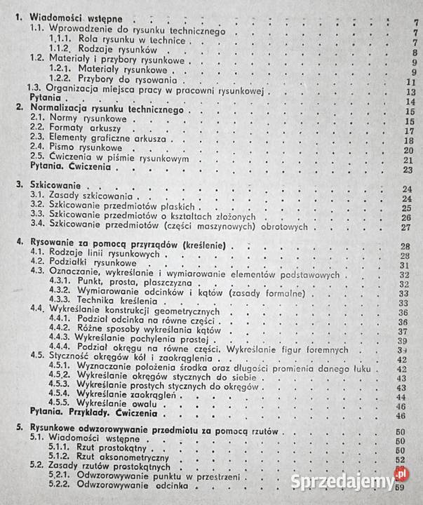 Rysunek techniczny Tadeusz Buksiński Antoni Chełm