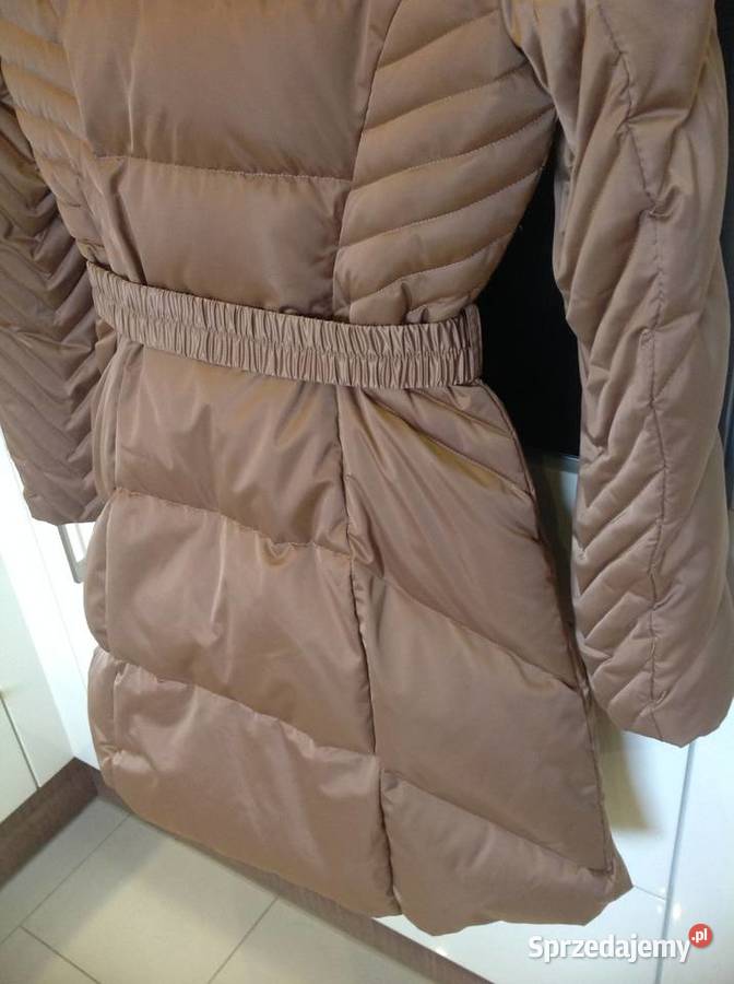 Kurtka Długa Puchowa Damska GUESS XS XS Zimowa  Nowa Sól