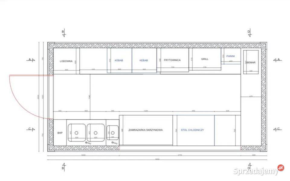 Kontener gastronomiczny NOWY całoroczny gotowy małopolskie