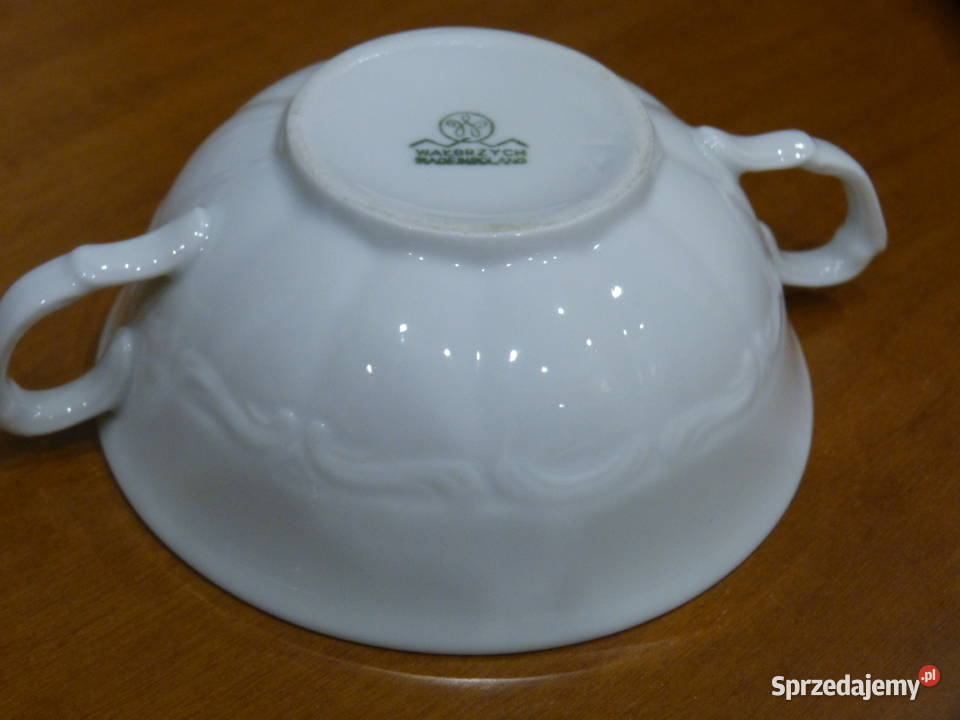 Wałbrzych bulionówki 12 sztuk 200 ml białe Gdańsk