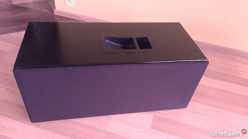 Skrzynia basowa na dwa glosniki 12