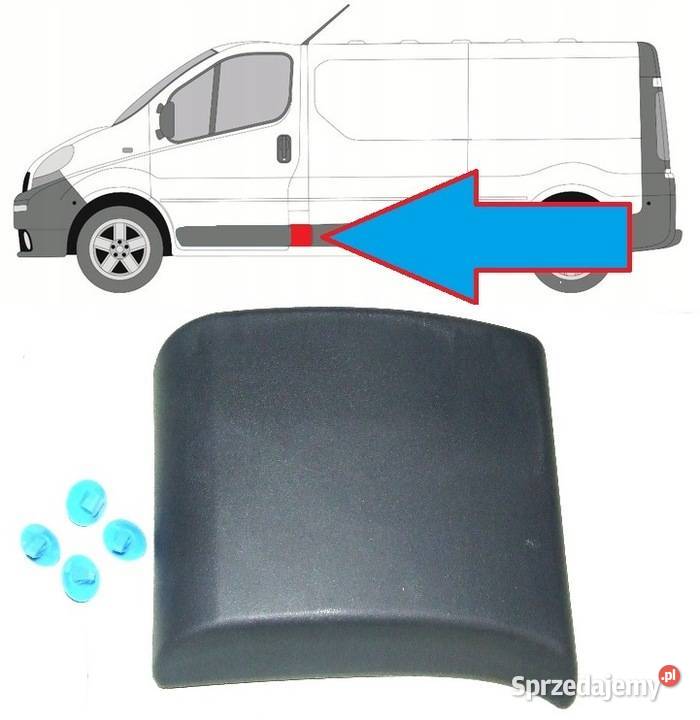 LISTWA LEWA SŁUPEK BOK PRIMASTAR VIVARO TRAFIC dolnośląskie Głogów