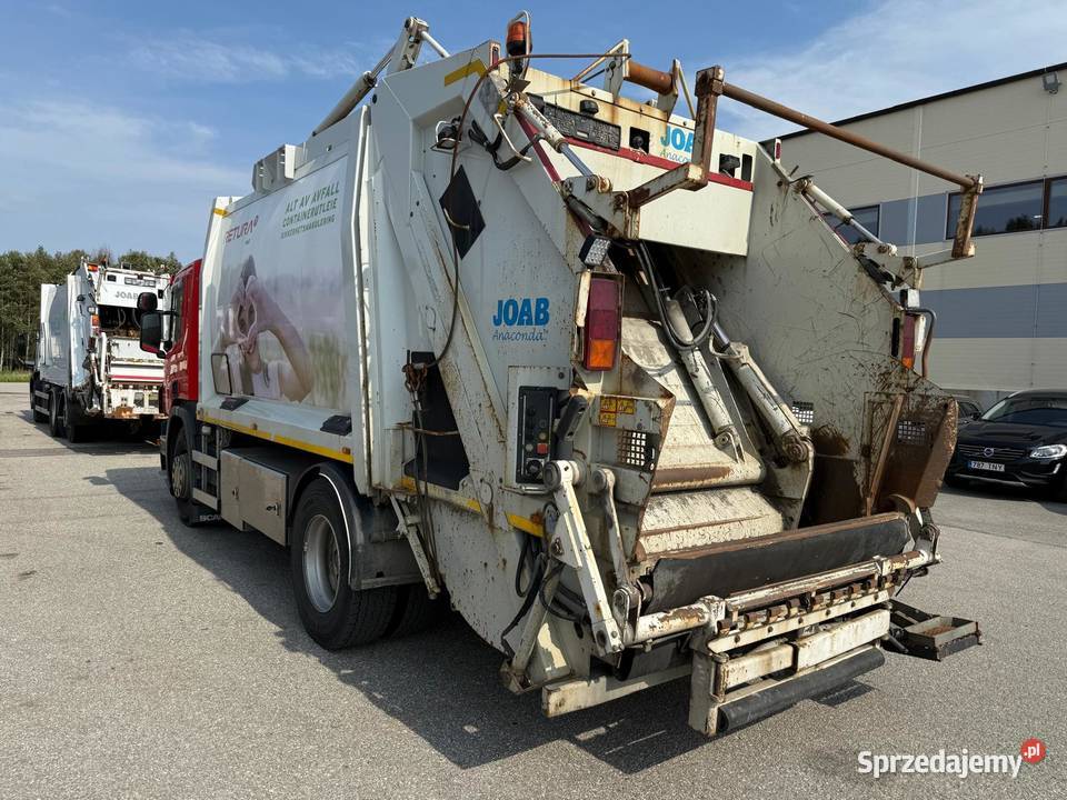 SCANIA P320 śmieciarka Joab 15 m3 waga Nowiny