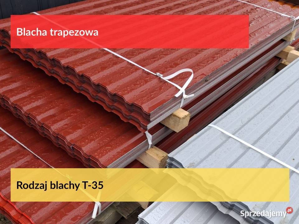 Blacha Trapezowa T35 2 gat w kolorze 8014 Brąz Puszczykowo