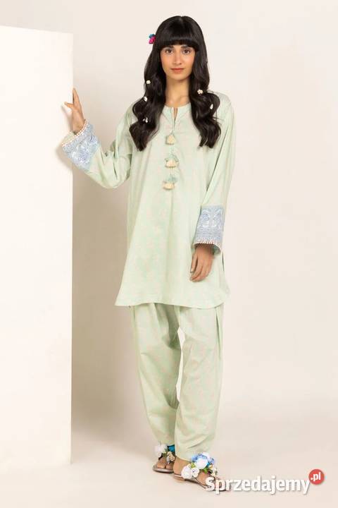 Komplet tunika spodnie XXL 44 3XL 46 kameez Szczecin