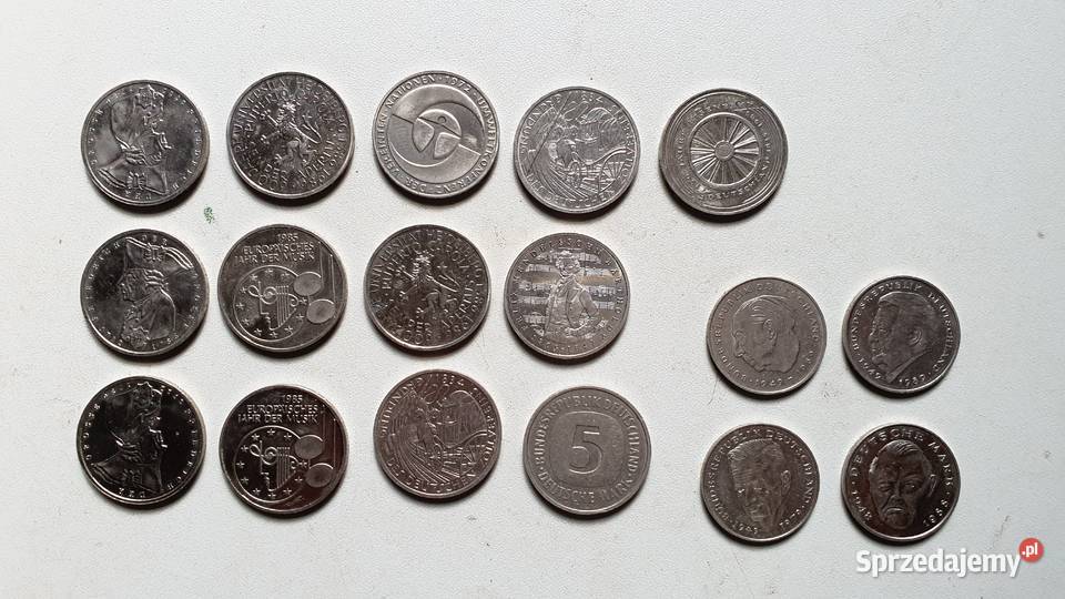 monety marki euro SREBRO niemcy monety Radom
