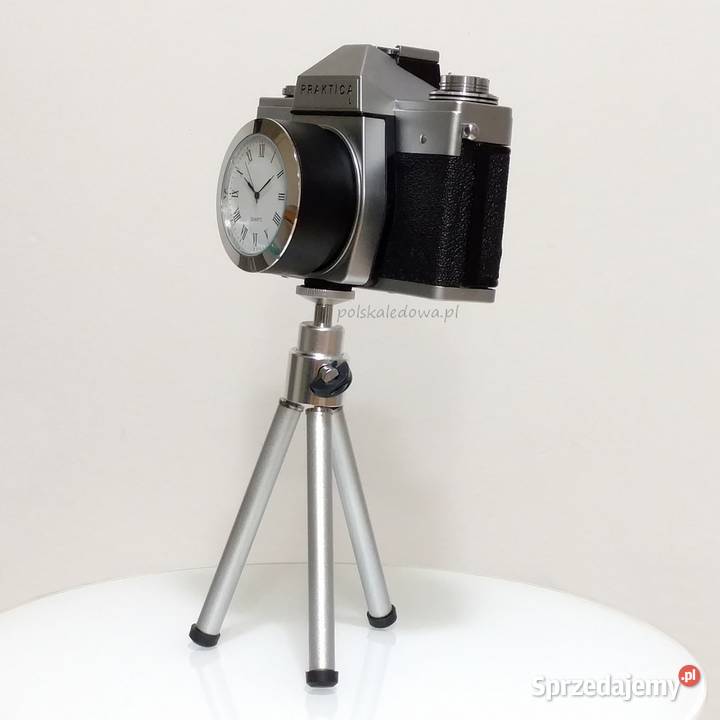 Zegar aparat fotograficzny Praktica L loft metal