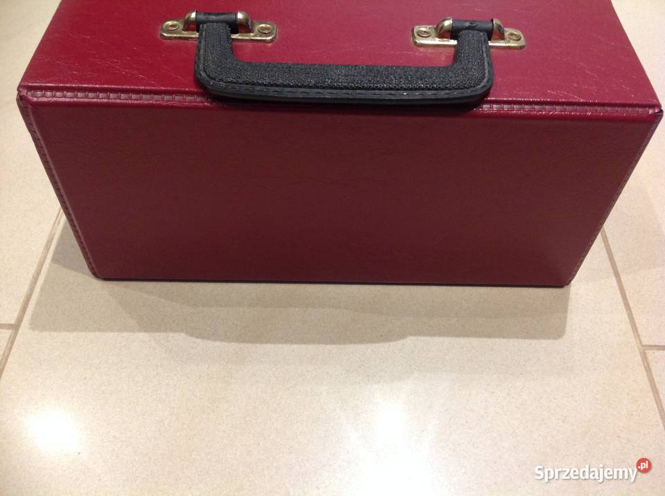 Walizka Box Etui Kuferek na Kasety 12 Nowa Sól