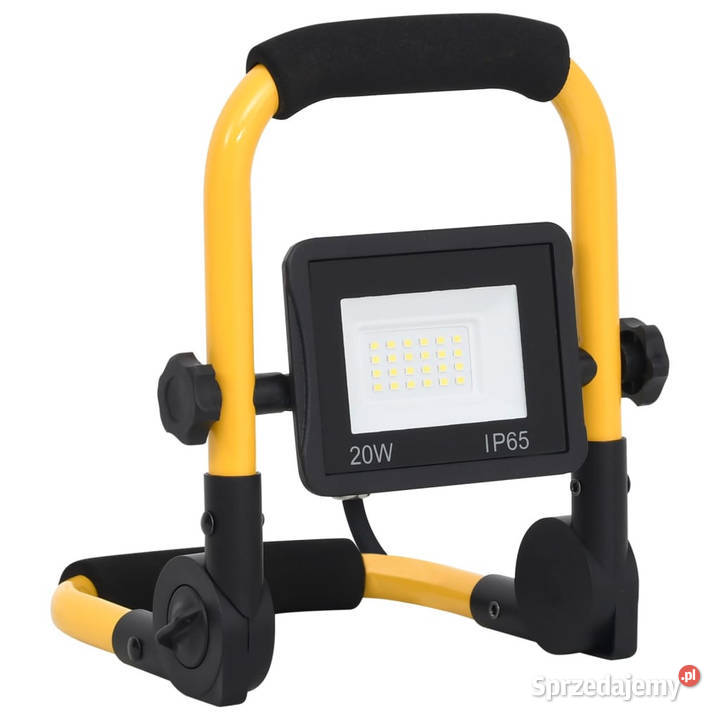 Reflektor LED z uchwytem 20 W ciepłe białe Pozostałe mazowieckie Warszawa