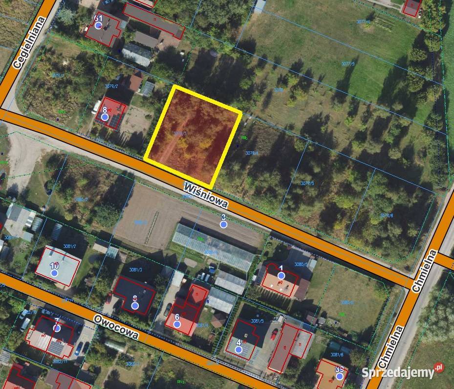 działka budowlana Chmielna Wiśniowa Bielsk Podlaski