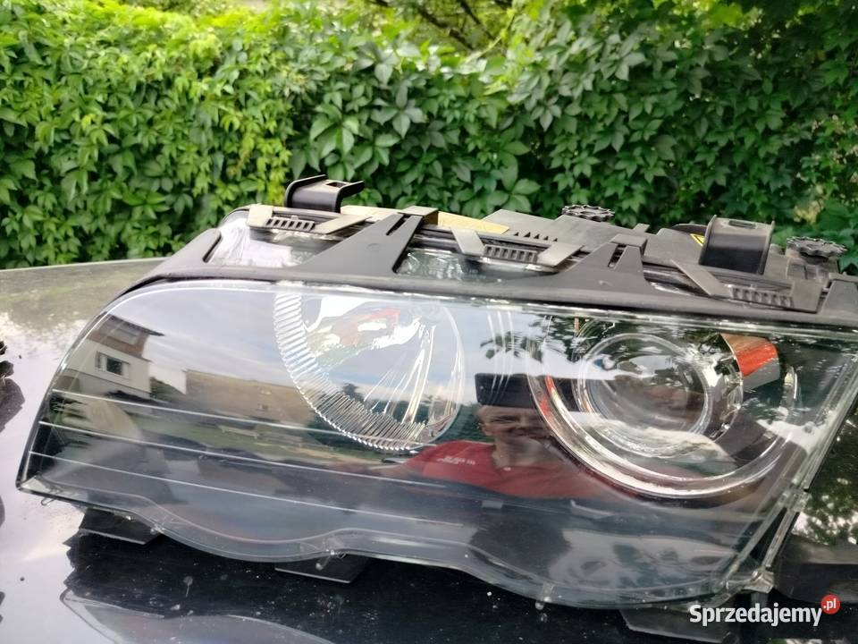 Bmw e46 sedan lampy przód Xenon Europa przed łódzkie Aleksandrów Łódzki