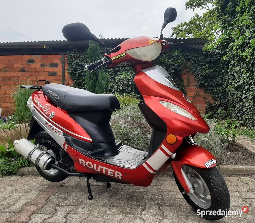 Ładny skuter Romet Router Bassa 50ccm 4t 2012r Tuczno