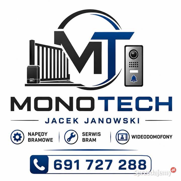 Automatyka do bram wideodomofony serwis bram Tomaszów Mazowiecki
