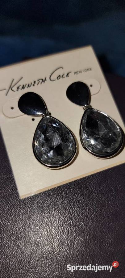 Kenneth Cole Srebrne Kolczyki podkarpackie Rzeszów sprzedam