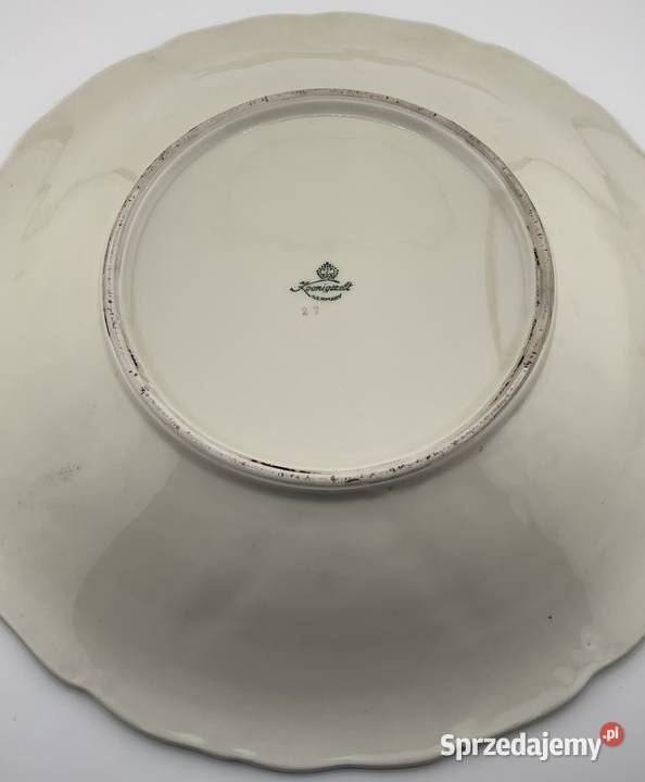 Przedwojenna Patera Misa KNIGSZELT STAN IDEALNY Porcelana i szkło Kraków