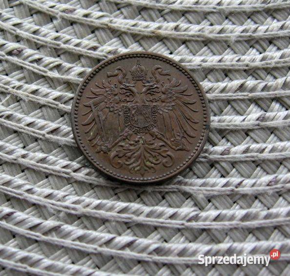 Austria 2 Halerze 1897r wielkopolskie